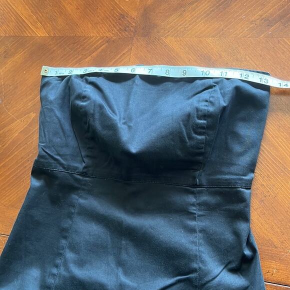 Gap Juniors Size 1 Black Strapless Dress Y2K Sheath Classic - Picture 8 of 10